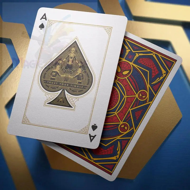 Spider-Man-Spielkarte mit Pik-As.