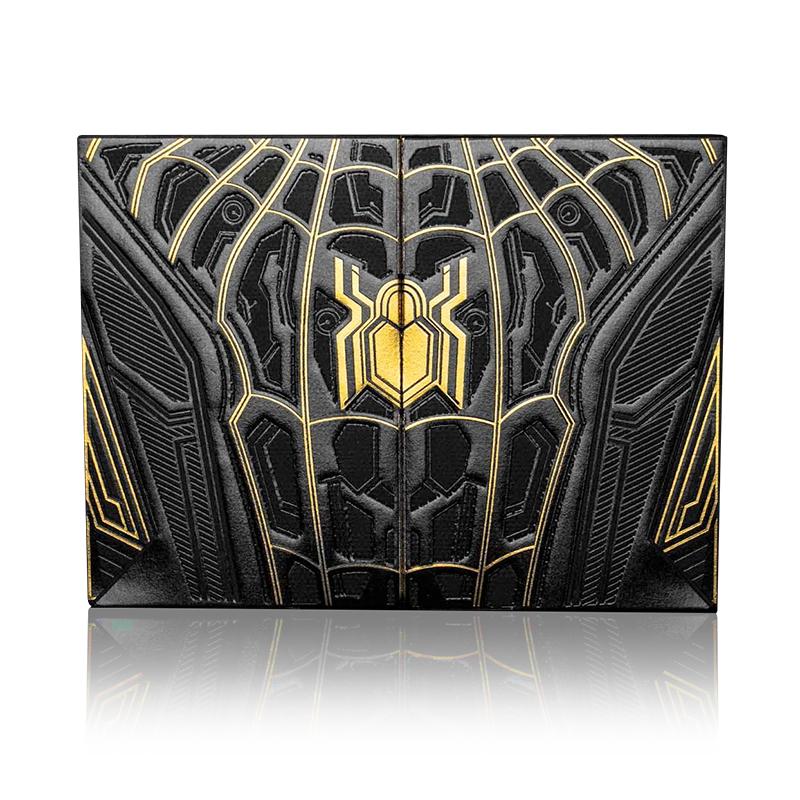 Spider-Man: Schwarze und goldene Spielkarten (Papier) - DeinZaubershop.com