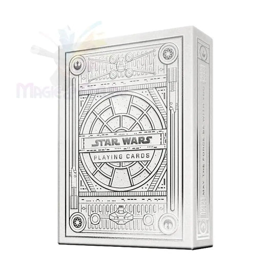 Weißes Star Wars Spielkartendeck.