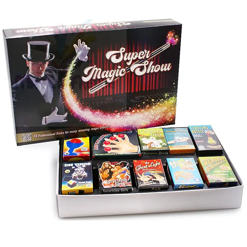 Ein Zaubershow-Set mit verschiedenen Tricks.