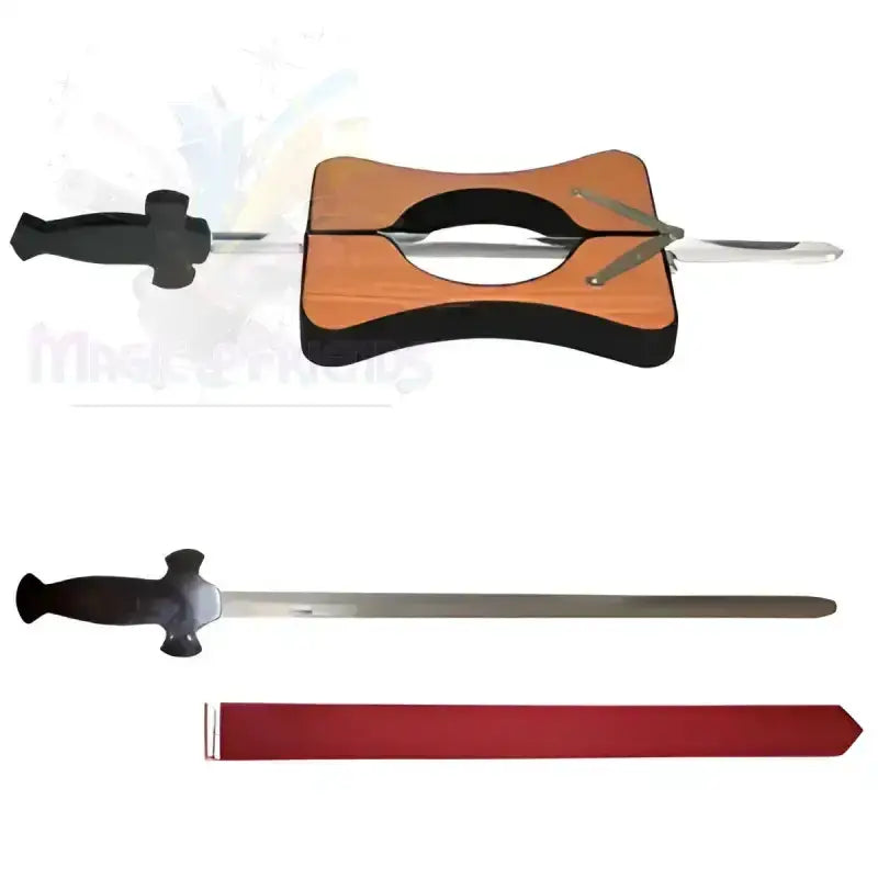 Sword Through Neck Deluxe - Wood by Difatta