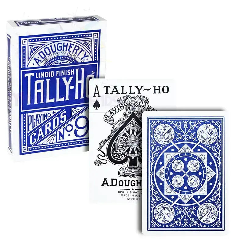Tally Ho - Fan Back - Blue back by Difatta