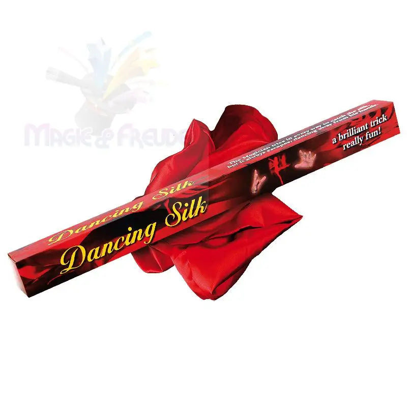Ein rotes ’Dancing Silk’ Zaubertrickset.