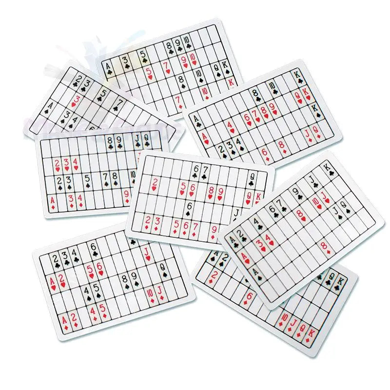 Ein Spielkartensatz, der für die Bridge-Wertung entwickelt wurde.