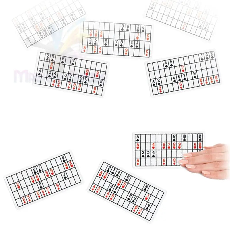 Spielkartenführer zum Organisieren und Nachverfolgen von Karten.