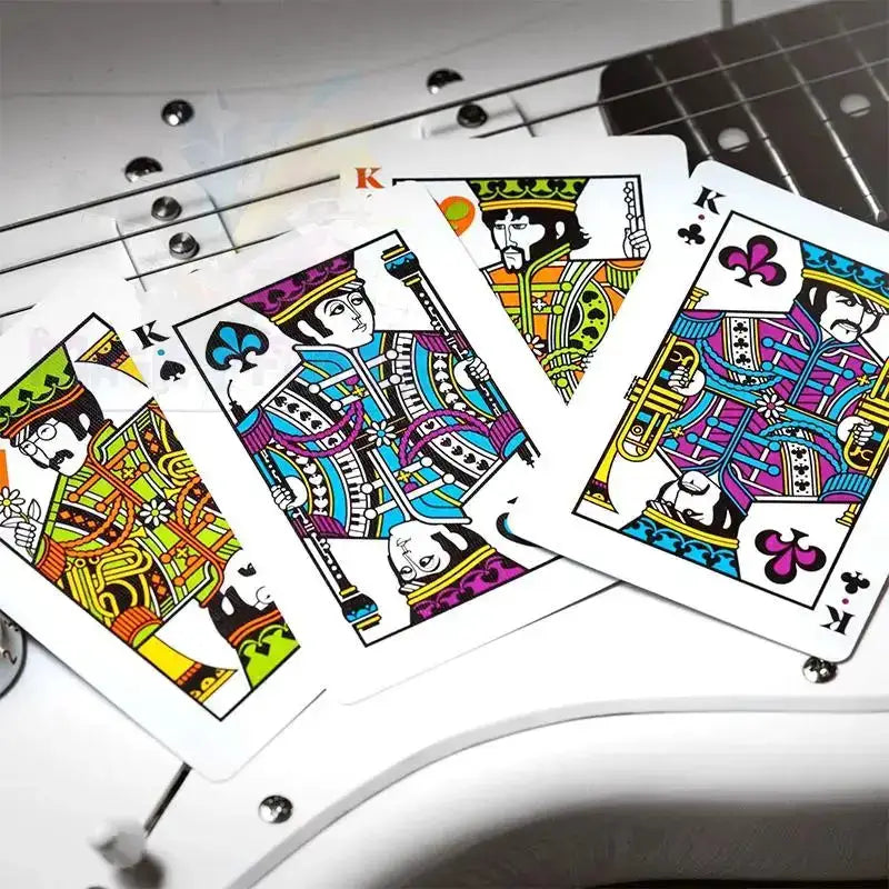 The Beatles Special Edition Playing Cards - White Edition by Difatta