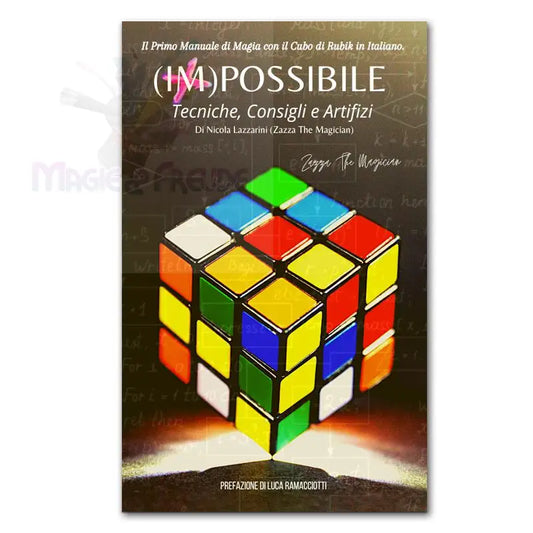 Ein Buchcover mit einem gelösten Rubik’s Cube.