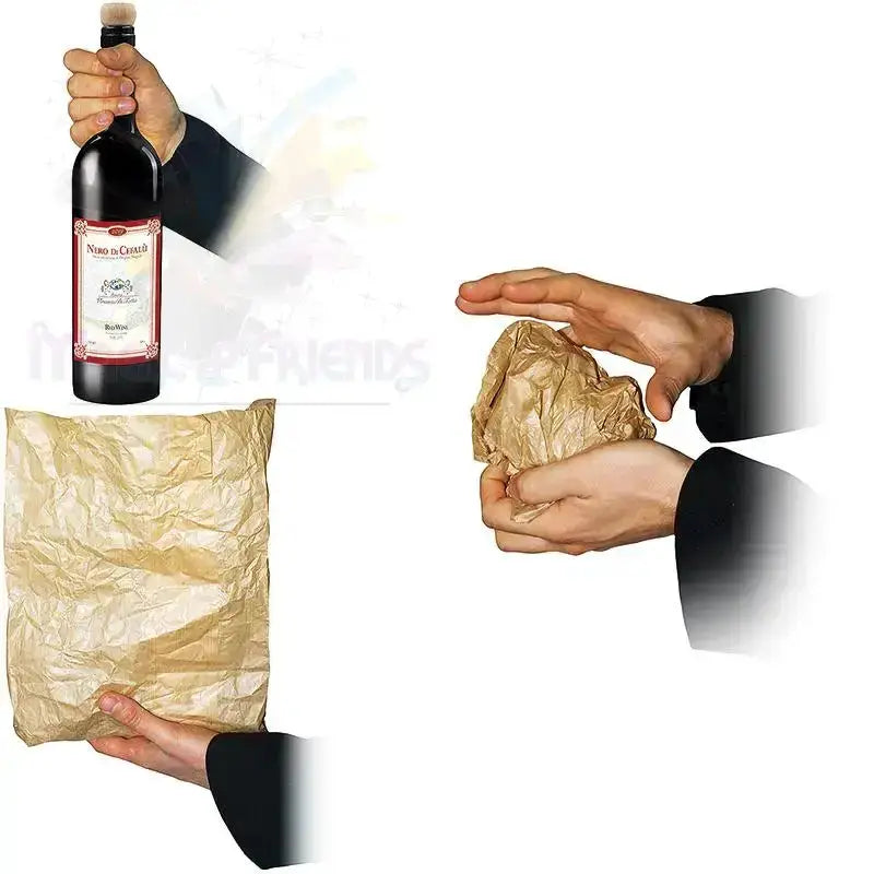 Vanishing Wine Bottle by Difatta