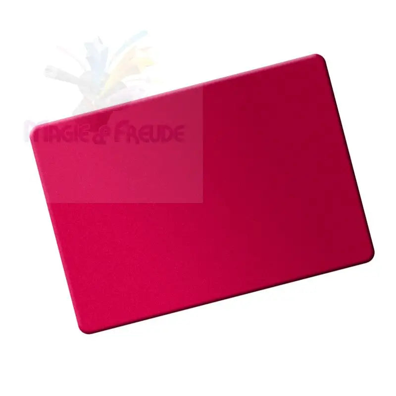 Rotes rechteckiges Objekt mit abgerundeten Ecken