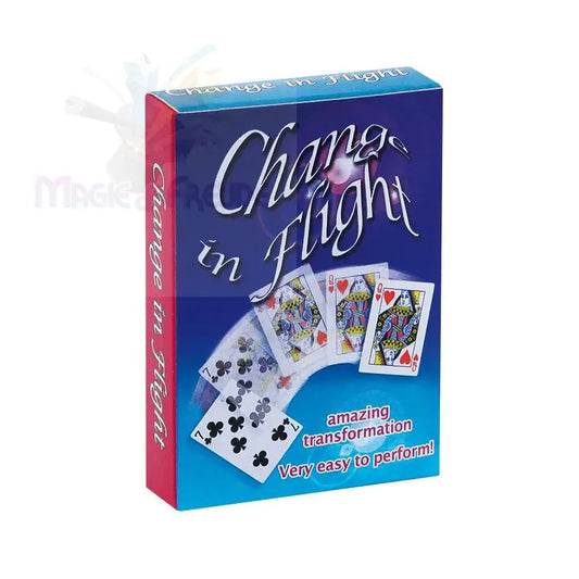 Ein Zaubertrickset mit Spielkarten und einem ’erstaunlichen Verwandlungseffekt’.